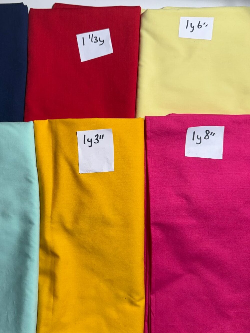 7 1/2 yards of Solid Color Cotton Blend Fabric #491 - Picture 3 of 4